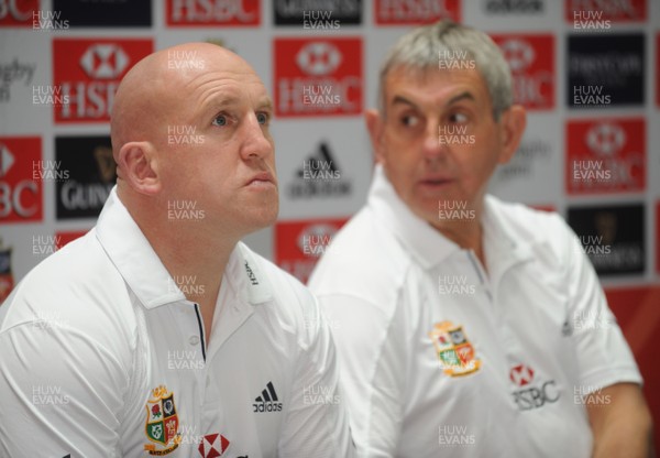 22.10.08 - British and Irish Lions Press Conference - Shaun Edwards(Defence Coach) and Ian McGeechan(Head Coach) during the announcment of the management team for the Lions tour of South Africa in 2009. 