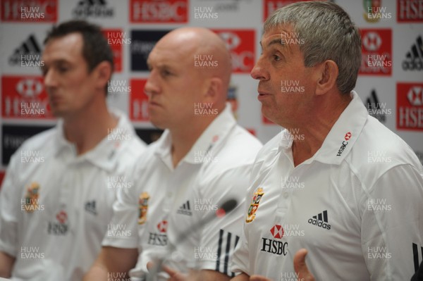 22.10.08 - British and Irish Lions Press Conference - Ian McGeechan(Head Coach), Shaun Edwards(Defence Coach( and Rob Howley(Backs Coach) during the announcment of the management team for the Lions tour of South Africa in 2009. 