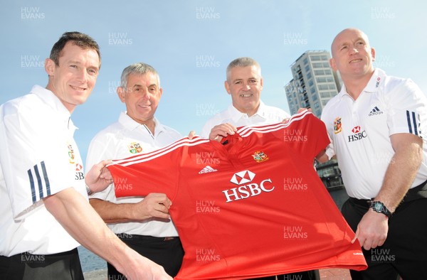 22.10.08 - British and Irish Lions Press Conference - Rob Howley(Backs Coach), Ian McGeechan(Head Coach), Warren Gatland(Forwards Coach) and Shaun Edwards (Defence Coach) during the announcment of the management team for the Lions tour of South Africa in 2009. 