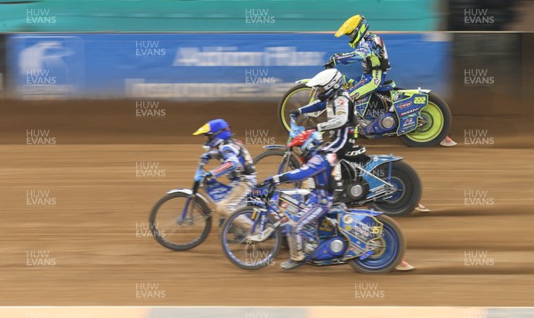 210919 - 2019 Adrian Flux British FIM Speedway Grand Prix, Principality Stadium - Riders compete in the opening rounds of the Grand Prix