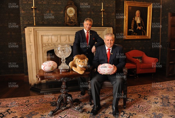 040912 - British & Irish Lions Head Coach Appointment -British & Irish Lions Head Coach Warren Gatland (seated) with tour manager Andy Irvine