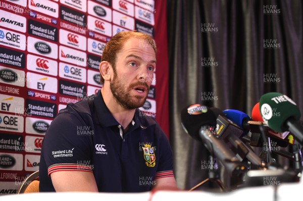 060717 - British & Irish Lions Media Interviews - Alun Wyn Jones talks to media