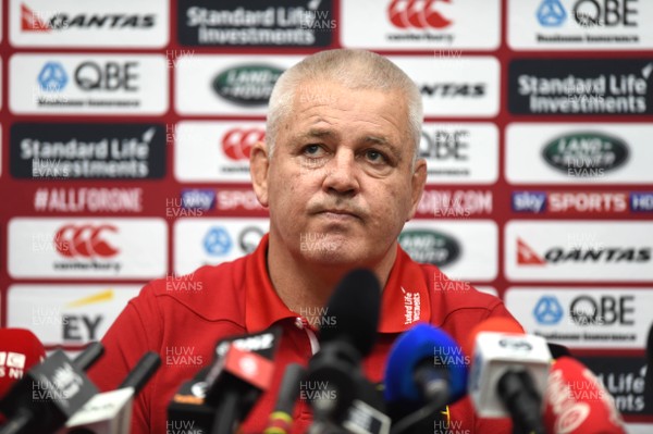 290617 - British & Irish Lions Media Access - Warren Gatland talks to media