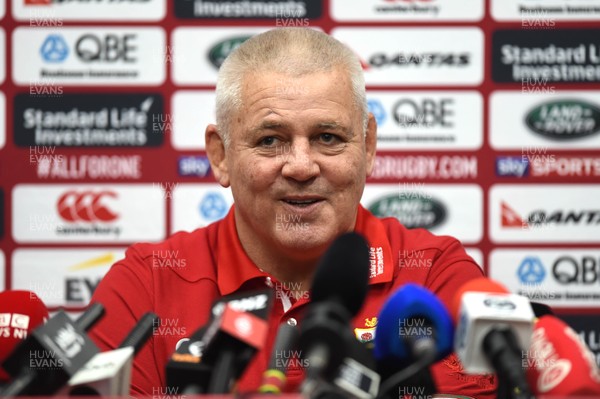 290617 - British & Irish Lions Media Access - Warren Gatland talks to media