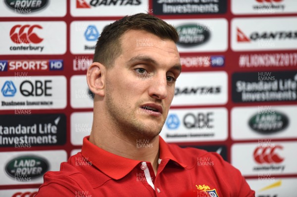 290617 - British & Irish Lions Media Access - Sam Warburton talks to media