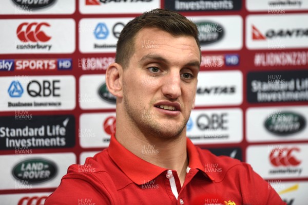 290617 - British & Irish Lions Media Access - Sam Warburton talks to media