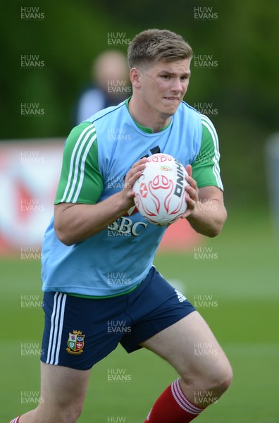 150513 - British & Irish Lions Rugby Training -Owen Farrell during training 