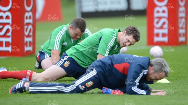 150513 - British & Irish Lions Rugby Training -George North during training 