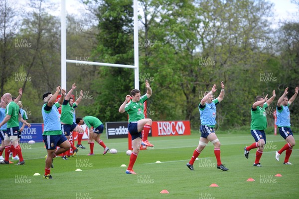 150513 - British & Irish Lions Rugby Training -Lions players during training 