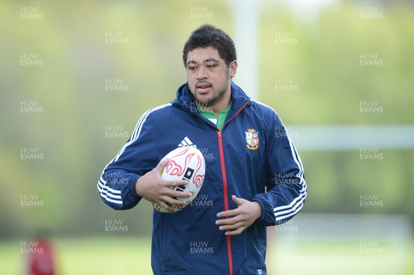 150513 - British & Irish Lions Rugby Training -Toby Faletau during training 