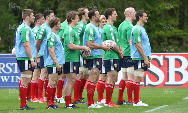 150513 - British and Irish Lions Training session, Vale Resort, Cardiff - Members of the The British and Irish Lions during training session