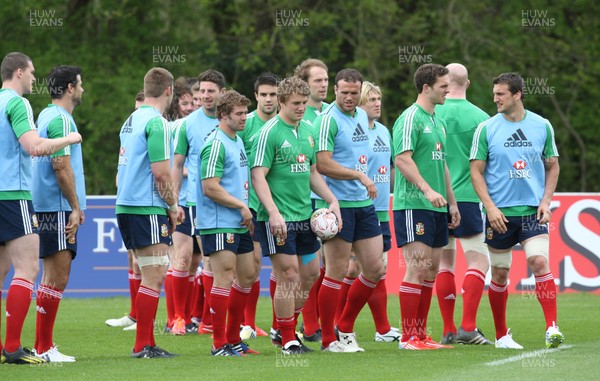 150513 - British and Irish Lions Training session, Vale Resort, Cardiff - Members of the The British and Irish Lions during training session