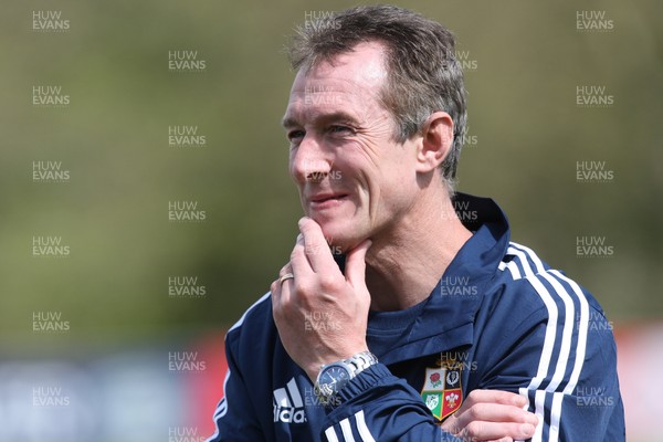 150513 - British and Irish Lions Training session, Vale Resort, Cardiff - The British and Irish Lions assistant coach Rob Howley