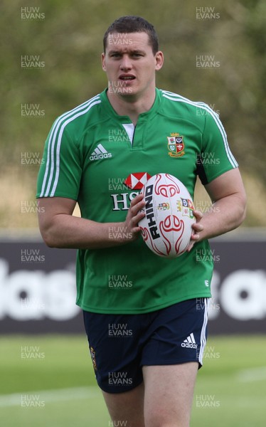 150513 - British and Irish Lions Training session, Vale Resort, Cardiff - Ian Evans during training session