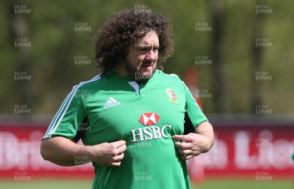 150513 - British and Irish Lions Training session, Vale Resort, Cardiff - Adam Jones during training session