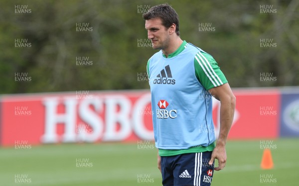 150513 - British and Irish Lions Training session, Vale Resort, Cardiff - Sam Warburton during training session