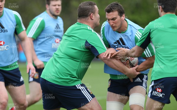 150513 - British and Irish Lions Training session, Vale Resort, Cardiff - Sam Warburton during training session