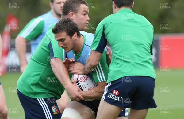 150513 - British and Irish Lions Training session, Vale Resort, Cardiff - Sam Warburton during training session