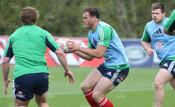 150513 - British and Irish Lions Training session, Vale Resort, Cardiff - Jamie Roberts during training session