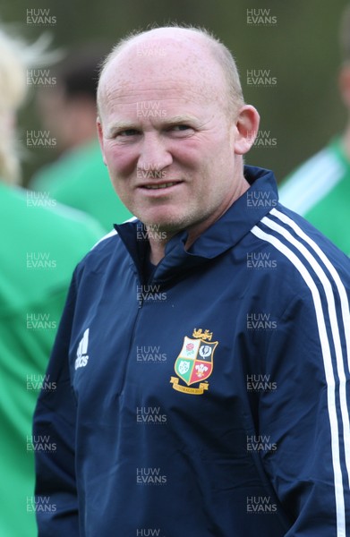 150513 - British and Irish Lions Training session, Vale Resort, Cardiff - Lions assistant coach Neil Jenkins during training session