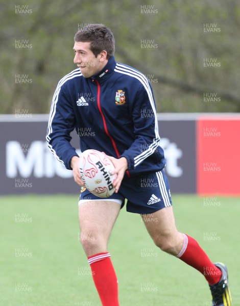 150513 - British and Irish Lions Training session, Vale Resort, Cardiff - Justin Tipuric during training session