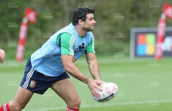 150513 - British and Irish Lions Training session, Vale Resort, Cardiff - Mike Phillips during training session