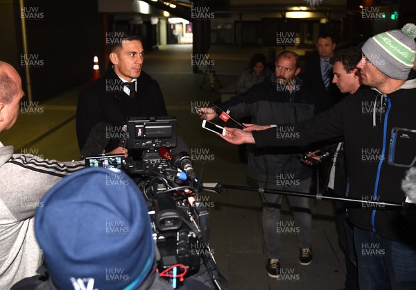 020717 - British & Irish Lions Series Disciplinary Hearings - Sonny Bill Williams of New Zealand leaves New Zealand Rugby House in Wellington following of his disciplinary hearing