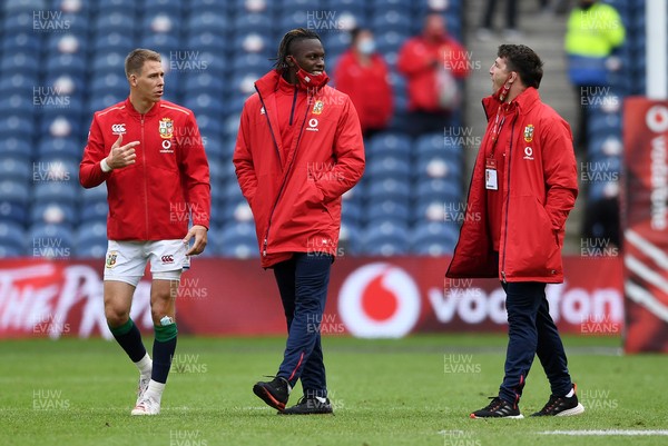 260621 - British & Irish Lions v Japan - The Vodafone 1888 Cup - Liam Williams, Maro Itoje and Tom Curry