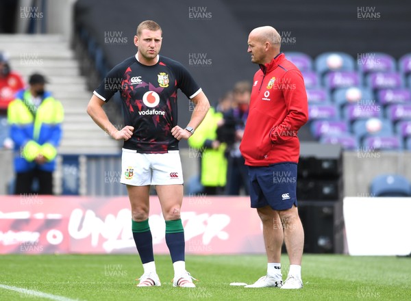 260621 - British & Irish Lions v Japan - The Vodafone 1888 Cup - Finn Russell and Gregor Townsend
