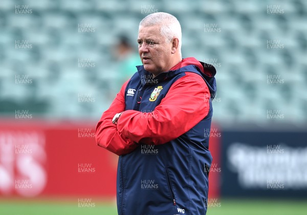 060717 - British & Irish Lions Training - Warren Gatland during training