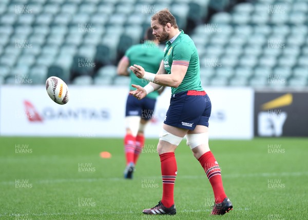 060717 - British & Irish Lions Training - Alun Wyn Jones during training