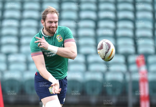 060717 - British & Irish Lions Training - Alun Wyn Jones during training