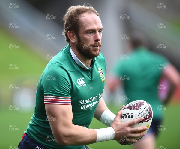 060717 - British & Irish Lions Training - Alun Wyn Jones during training