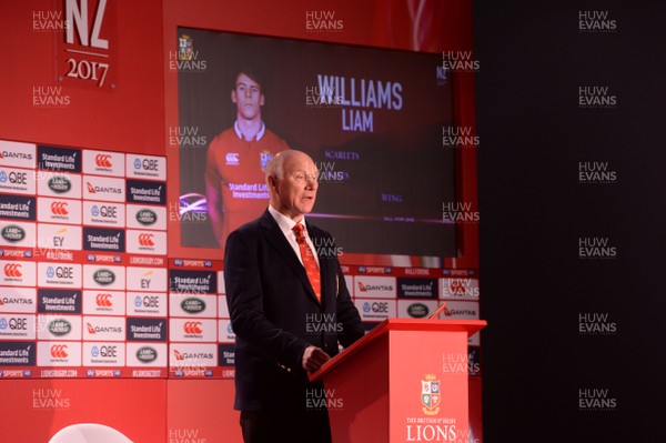 190417 - British & Irish Squad Announcement - John Spencer after the announcement of the 2017 British & Irish Lions squad announcement