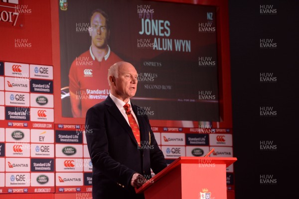 190417 - British & Irish Squad Announcement - John Spencer after the announcement of the 2017 British & Irish Lions squad announcement