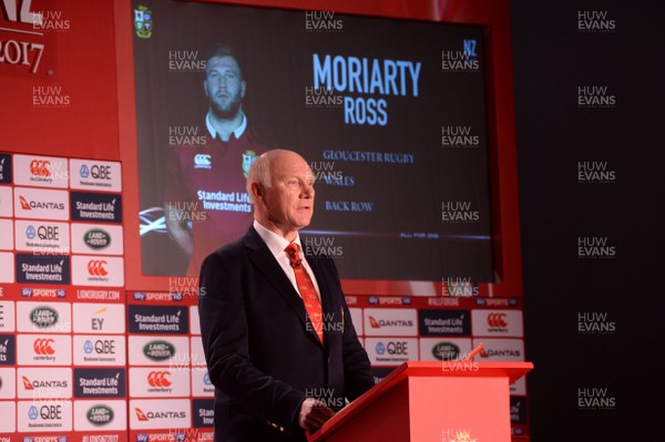 190417 - British & Irish Squad Announcement - John Spencer after the announcement of the 2017 British & Irish Lions squad announcement