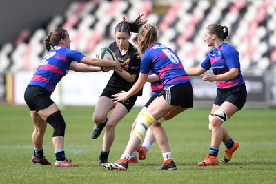 290426 - Bro Dur v Dyffryn Conwy - Girls Schools Final U16 - Road To Principality Finals - Action during the match