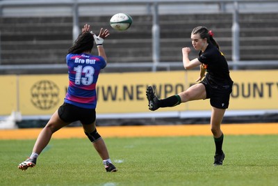 290426 - Bro Dur v Dyffryn Conwy - Girls Schools Final U16 - Road To Principality Finals - Action during the match