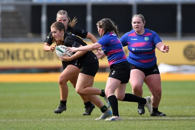290426 - Bro Dur v Dyffryn Conwy - Girls Schools Final U16 - Road To Principality Finals - Action during the match