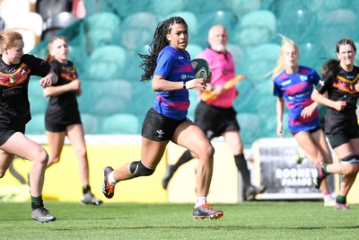290426 - Bro Dur v Dyffryn Conwy - Girls Schools Final U16 - Road To Principality Finals - Action during the match