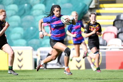 290426 - Bro Dur v Dyffryn Conwy - Girls Schools Final U16 - Road To Principality Finals - Action during the match