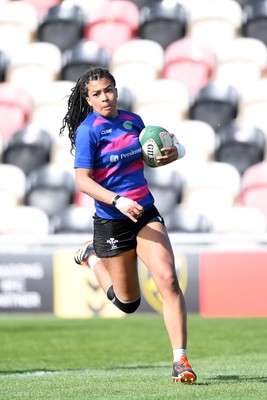 290426 - Bro Dur v Dyffryn Conwy - Girls Schools Final U16 - Road To Principality Finals - Action during the match