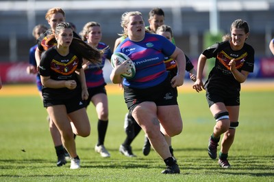 290426 - Bro Dur v Dyffryn Conwy - Girls Schools Final U16 - Road To Principality Finals - Action during the match