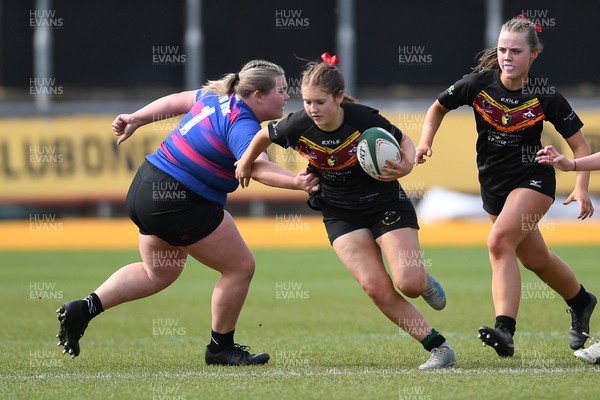 290426 - Bro Dur v Dyffryn Conwy - Girls Schools Final U16 - Road To Principality Finals - Action during the match