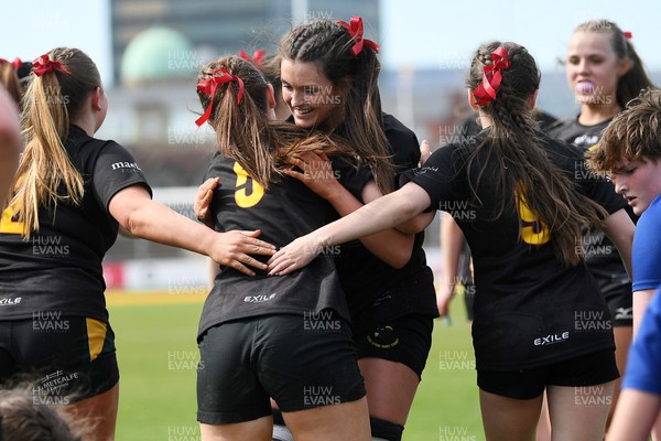 290426 - Bro Dur v Dyffryn Conwy - Girls Schools Final U16 - Road To Principality Finals - Action during the match