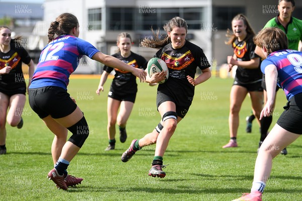 290426 - Bro Dur v Dyffryn Conwy - Girls Schools Final U16 - Road To Principality Finals - Action during the match