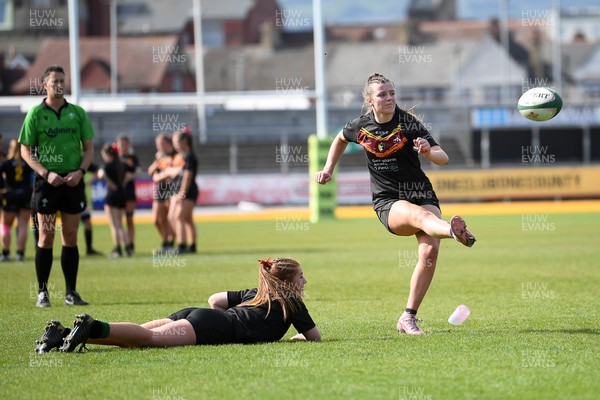 290426 - Bro Dur v Dyffryn Conwy - Girls Schools Final U16 - Road To Principality Finals - Action during the match