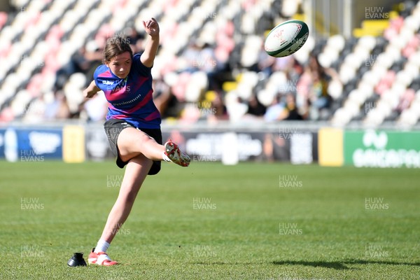 290426 - Bro Dur v Dyffryn Conwy - Girls Schools Final U16 - Road To Principality Finals - Action during the match