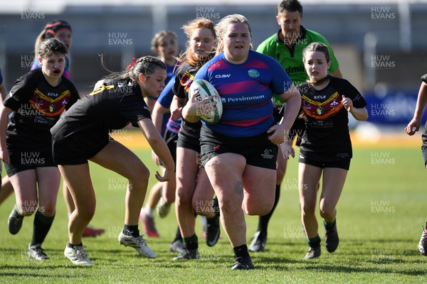 290426 - Bro Dur v Dyffryn Conwy - Girls Schools Final U16 - Road To Principality Finals - Action during the match