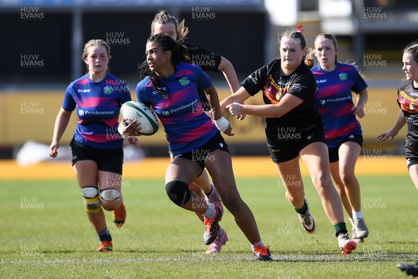 290426 - Bro Dur v Dyffryn Conwy - Girls Schools Final U16 - Road To Principality Finals - Action during the match
